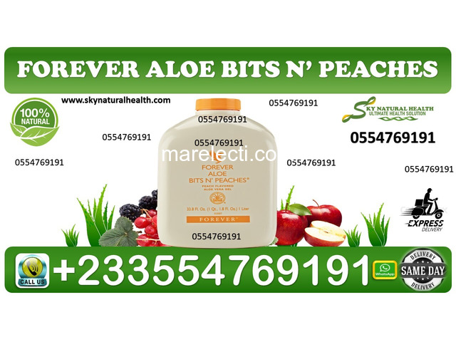 forever aloe bits n peaches - 1/5