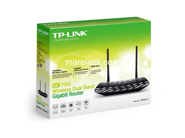 TP-Link AC750 Wireless Dual Band Gigabit Router - 3/4