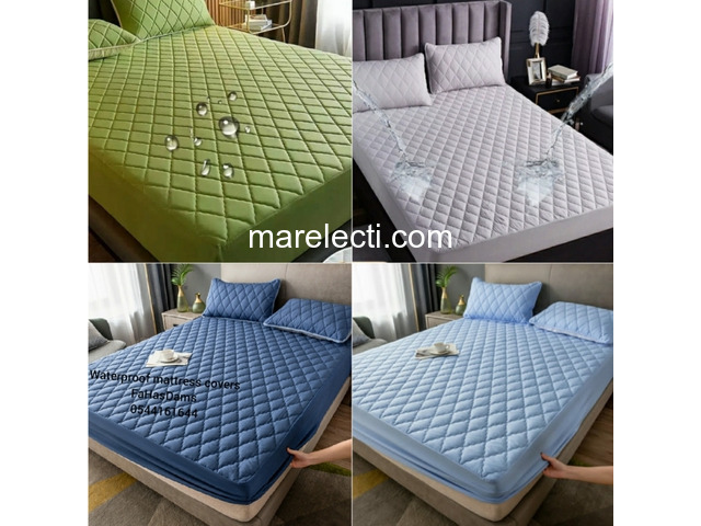 Fitted waterproof mattress covers - 1/2