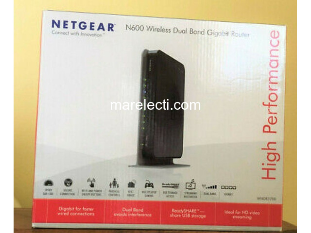 Netgear  Wireless Dual Band Gigabit Router N600 (WNDR3700) - 5/5