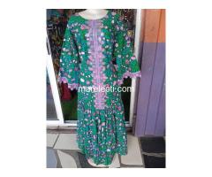 African Modern Boubou Dress with Soft Embroidery